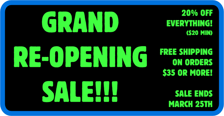 Grand Re-Opening Sale!