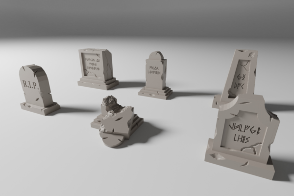 Gravestones (Set of 6)
